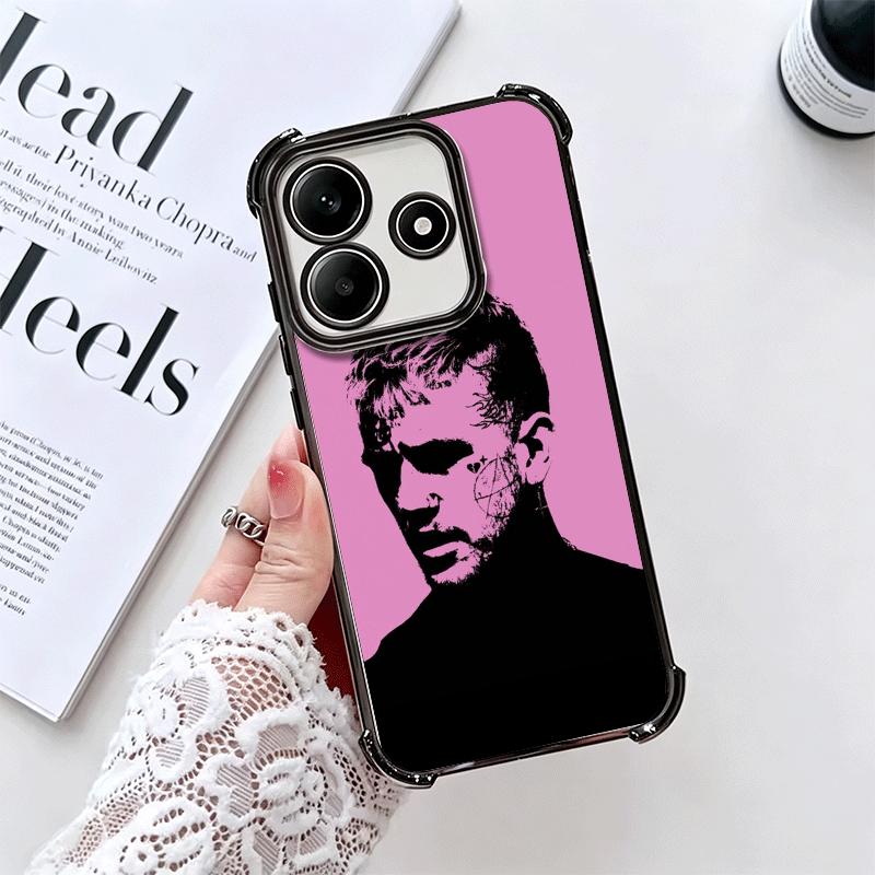 Lil Peep Hellboy Love Plating Phone Case For Xiaomi Redmi Note 14 15 Pro Plus 13 12 11 11S 11T 10 9S 9 5G Anti-Fall Airabag Cove