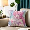 M-Momoi Airi  Pillow Case Square Double-Sided Sofa Cushion Cover Bedroom Bedside Pillow