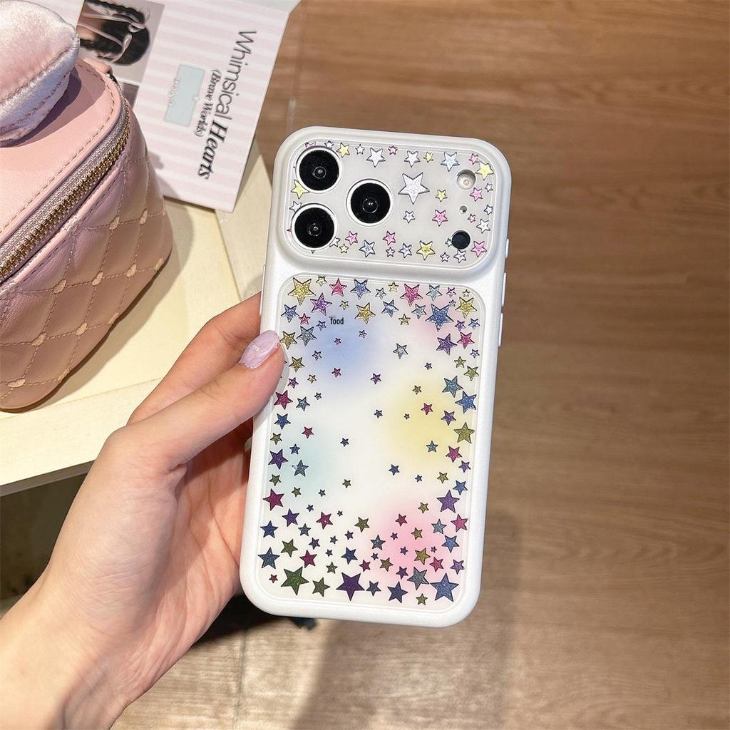 Star Gradient Drop-proof Phone Case for iPhone 15 Compatible with Apple 17/16 PROMAX