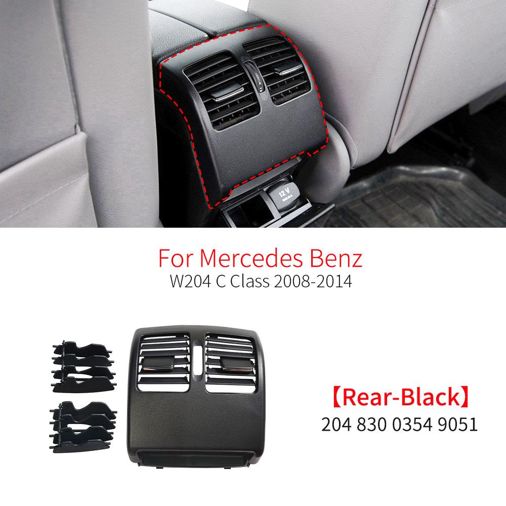 Car Front Rear AC Air Vent Grille Panel Cover Replacement Accessory For Mercedes Benz C Class W204 2008-2010 C180 C200 C220 C300