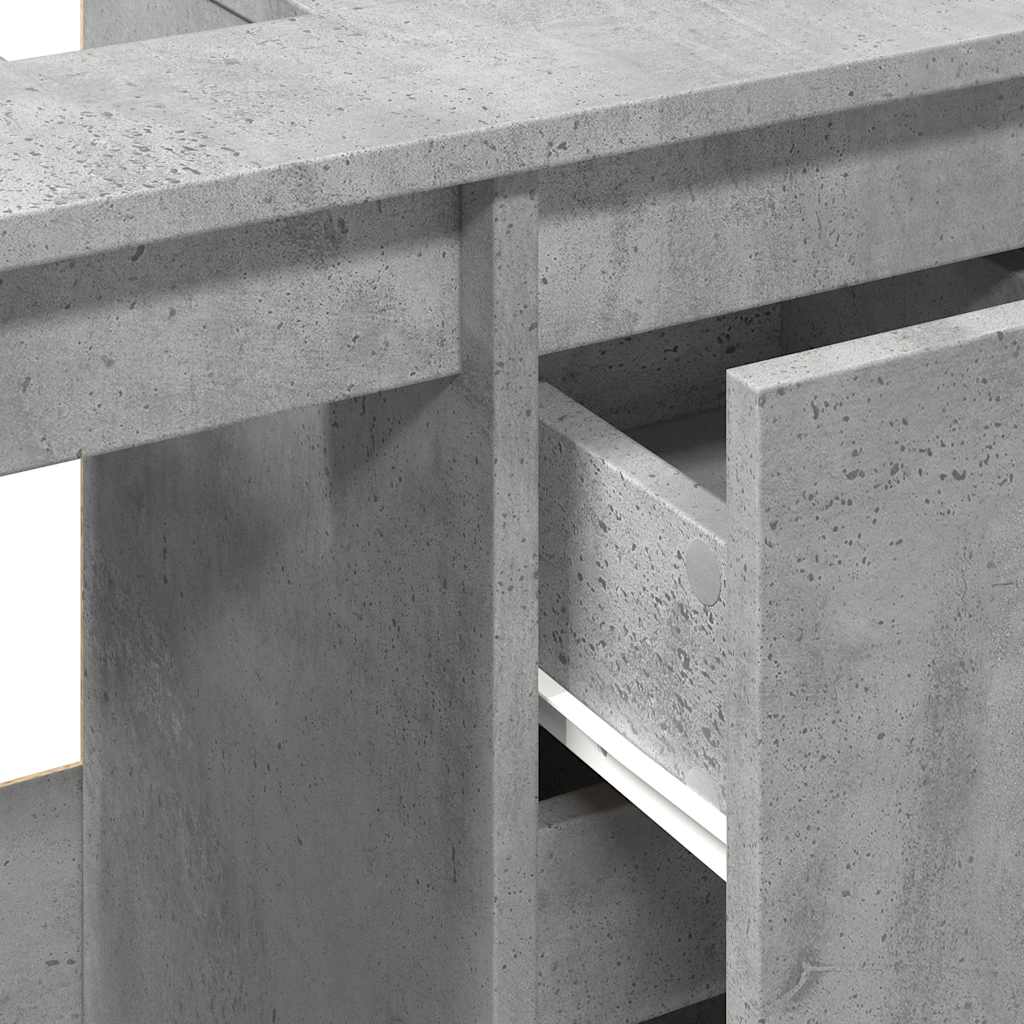 Modern bathroom vanity, storage cabinet under the sink, open storage on the side with door, 65x33x60 cm