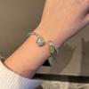 Pompon Ping An, pas à pas, bracelet clochette de palais, design de niche féminin, bracelet clochette style chinois, cadeau pour petite amie.