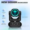 80W Moving Head Stage Light 10 Pattern 8 Colors 18 Prisms Beam Effect High Brightness Powerful Spotlight Party Light with Remote Control