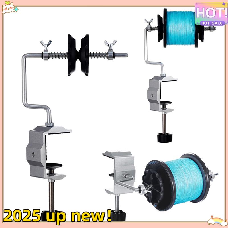 Classy-Fishing Line Spooler With Clamp Fishing Reel Line Spool Spooler System Vertical Curved Fishing Line Winder Replacement