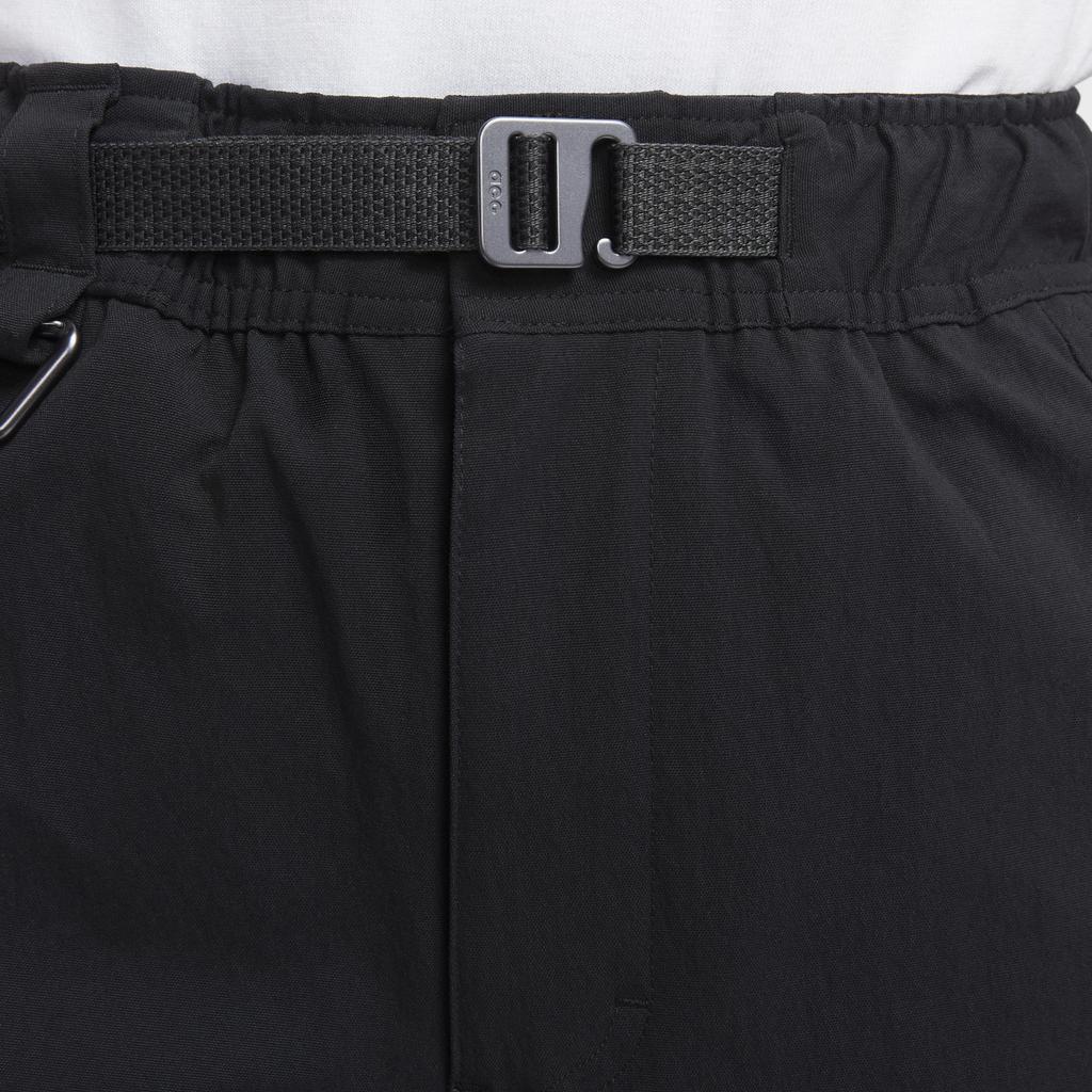 Nike SS25 Seria ACG Repel Modă Casual Simplu Versatil Sport Pantaloni Lungi Femei Partea de Jos Negru Negru Cărbune Alb Munte HJ0244-010