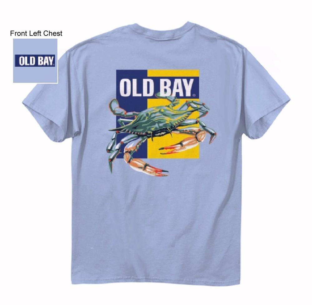 

Old Bay Logo Crab Short Sleeve T-Shirt NEW Fast Free Ship Unisex T-Shirt M