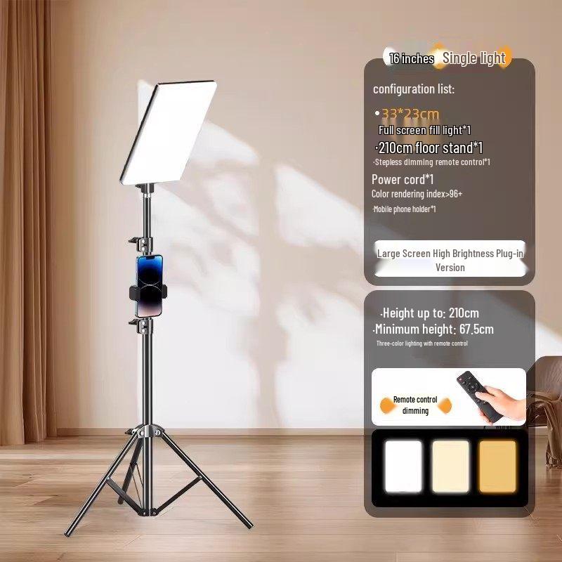 Professional LED Fill Light for Streaming, Broadcasting, Photography, and Beauty Enhancement