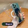 Ana de Armas Clear TPU Magsafe Mobile Phone Case for iPhone 17 16 15 14 13 12 11 Air Pro Max Plus Mini Colorful Cover