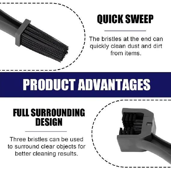 Přenosný čistič řetězu Motocykl Silniční kolo Čisticí kartáč na řetěz Kolo Čisté Nářadí na čištění motocyklu Nástroj na údržbu čističe řetězu Port