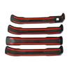 4x Carbon Fiber Look Exterior Side Door Handle Cover Trim For Toyota Tundra 2022
