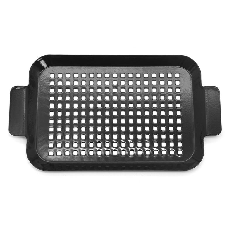 2pc Heat Resistant Grills Pans For Average Cooked Meals During Campings