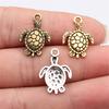 Turtle Sea Turtle Ocean Reptile Charm Antique Bronze Zinc Alloy Jewelry Making Supplies Earring Charms