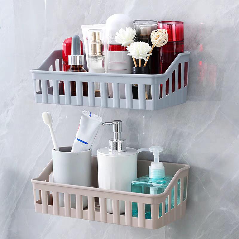 The Bathroom Bathroom Bathroom Is Free To Storage Shelves Toilet, The Kitchen Wall -Mounted Plastic Shelf