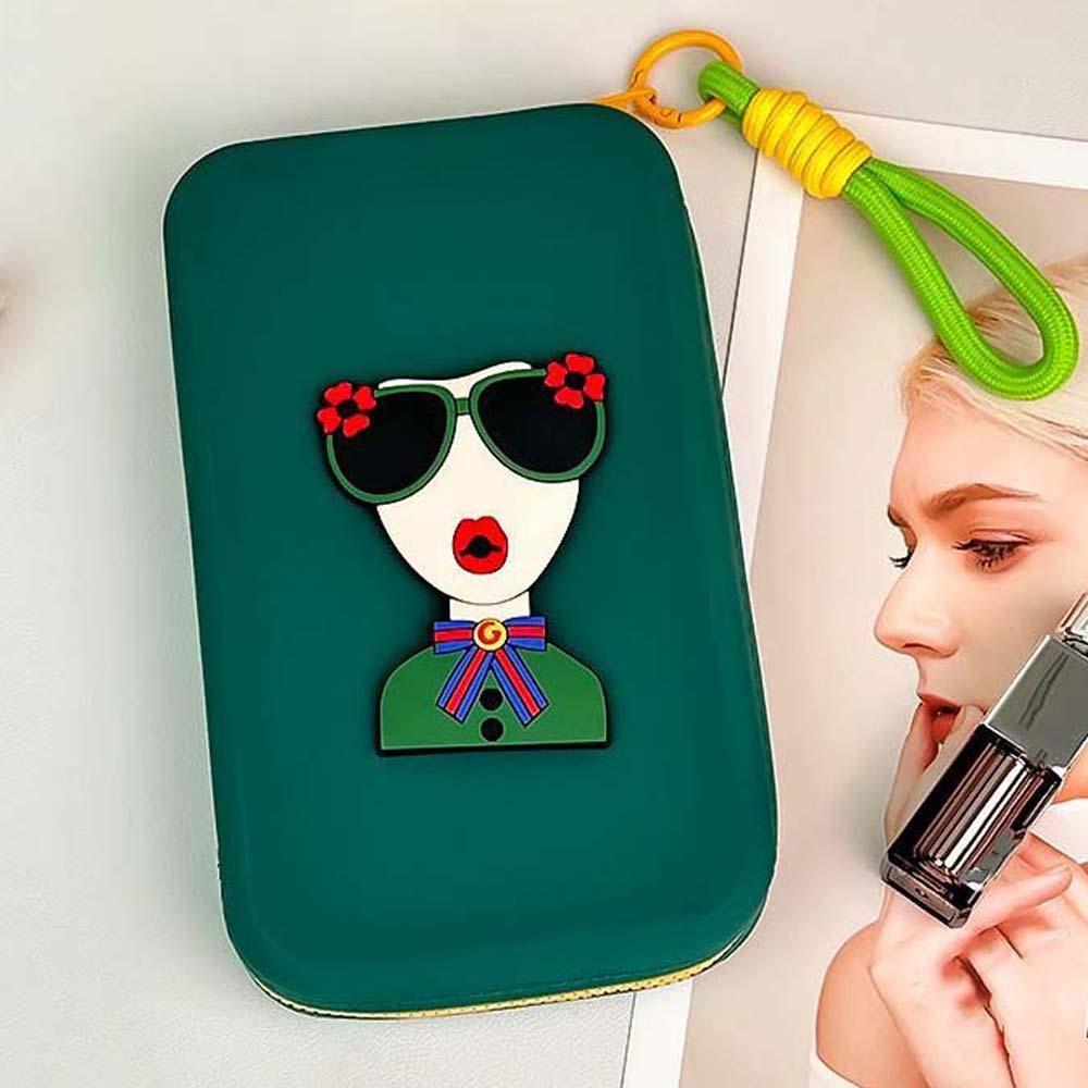 Anti-lost Modern Lady Storage Bag Lightweight Cartoon Phone Bag Waterproof Makeup Pouch  School