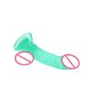 Little Moon Transparent Crystal Beginner's Suction Cup Dildo Vibrator