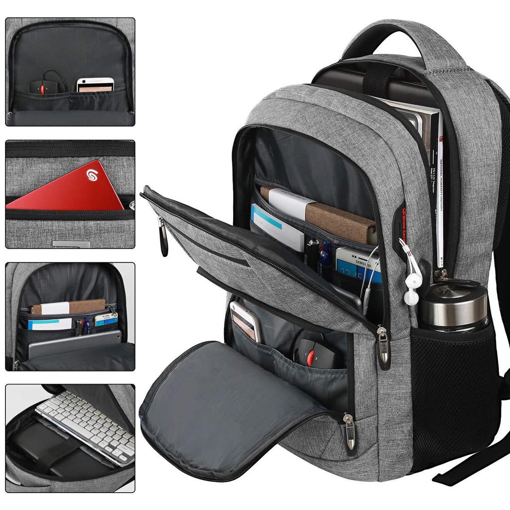 Men's Multi-Functional Laptop & Travel Backpack - Large Capacity