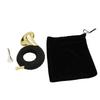 Brass B-flat French Horn Set: Gold Mini Horn with Stand