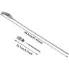 Extendable Fork,8.7 to 25.4 Inch Expandable fork prank,Expandable Telescopic BBQ Fork, Stainless Steel, Extendable Handle,Long Dinner Fruit Dessert