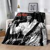 Elvis Presley Legend Blanket Warmthful Decor Perfect for Couch Office Chair Bedding All-Season Use Modern Style Gift for Travel Home Birthdays