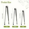 1/2pc Food Tongs Stainless Steel Grill Tongs Steak Bread Salad  Kitchen Tongs Home Outdoor BBQ Non-Slip Tweezers Buffet Clip