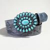 Girl Belt Cowgirl Embossed Waist Belt Rock and Roll Retro for Jeans Dress