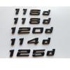 For BMW 1 Series Black 114d 115d 116d 118d 120d 123d 125d 128d 130d 135d 140d 145d 150d Emblems Badges