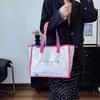 Handheld women's bag Kraft paper bag Large capacity tote bag Waterproof high value shopping bag Handbag bag