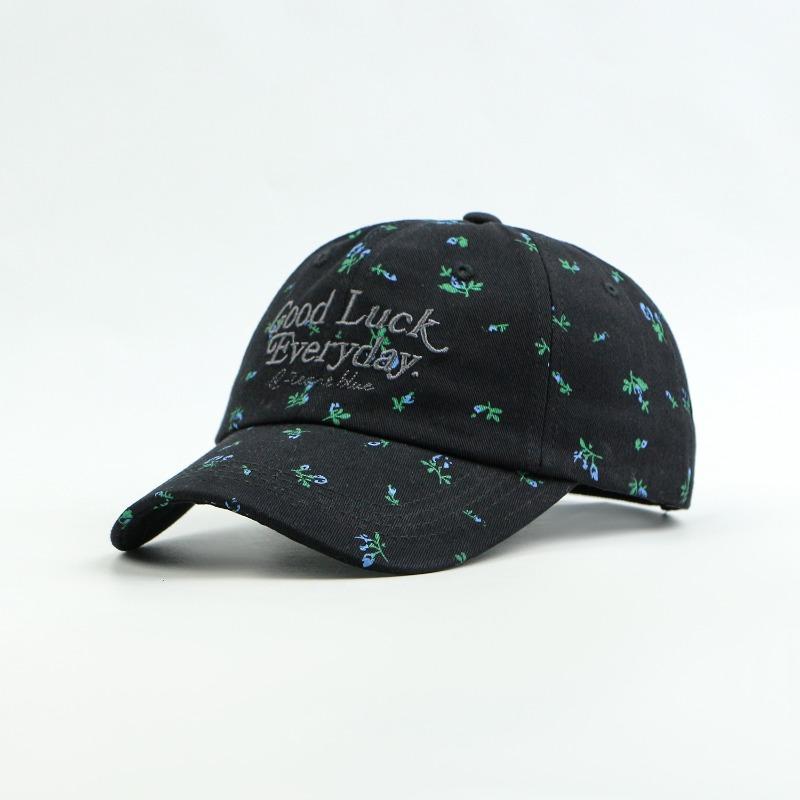 

Three-dimensional embroidery new baseball cap children spring and summer small floral versatile fashion sunshade cap серый