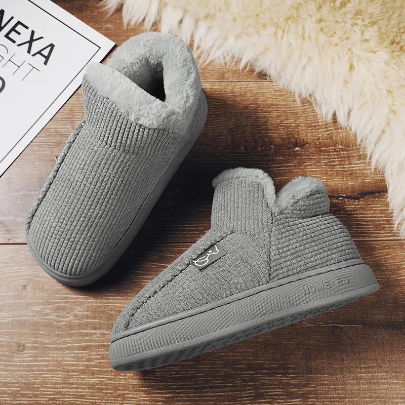 Fashion Male Sneakers Casual Wear-resistant Non-slip Comfortable High Top Plus Velvet Keep Warm Trendy All-match Flexible Platform