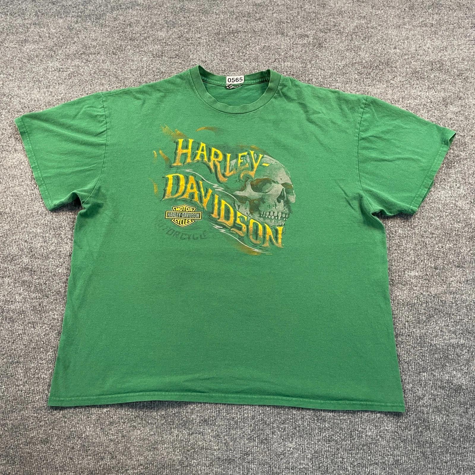 Y2K Harley Davidson Mike-Bruno s Northshore Shirt 2XL 26x28 Slidell Louisiana 4XL