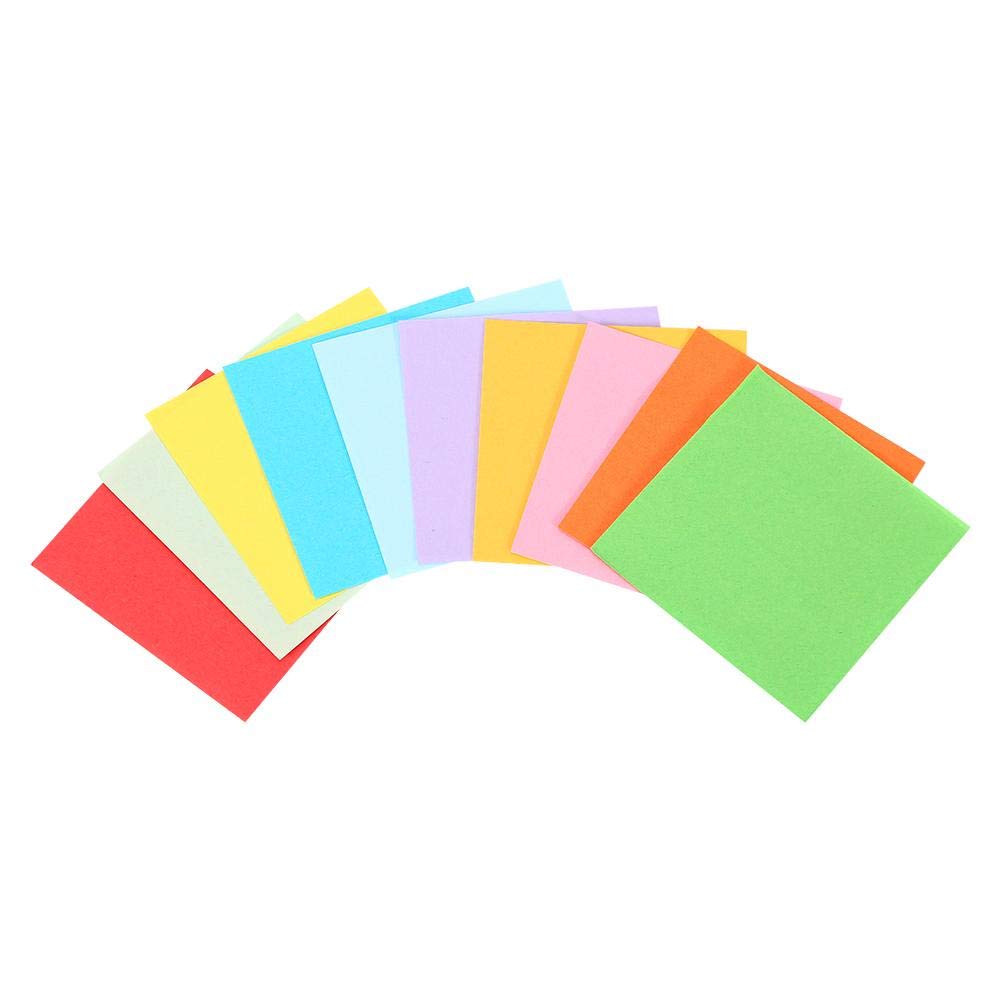 EBTOOLS 520 Sheets of Origami Colored Paper for Thousand 10 Colorful 5x5 Cm Paper, Cranes, Square, Colors, Sheets, DIY, Handmade, Cards, Gifts,