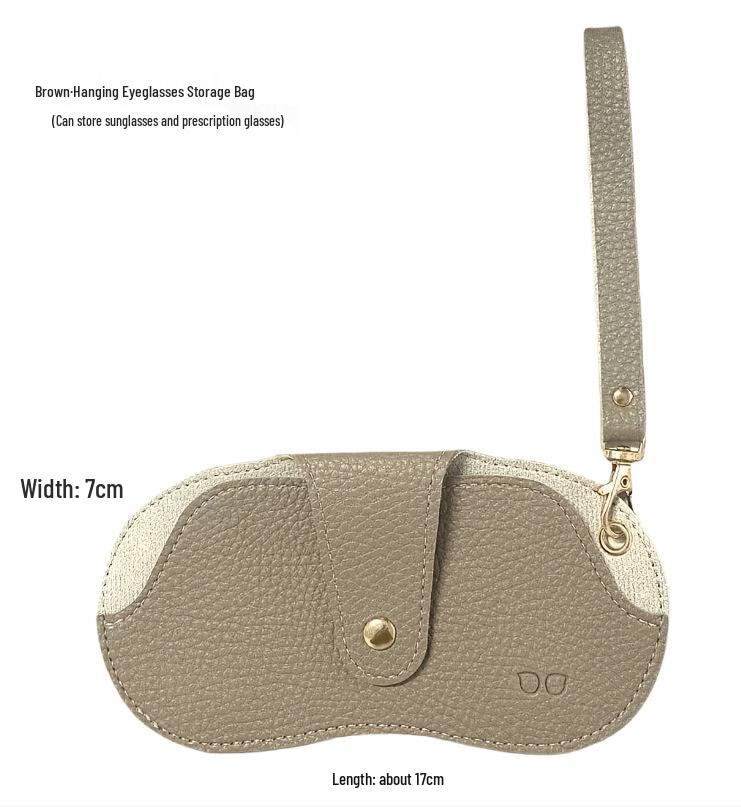 Women's Portable Compression-Resistant Sunglasses and Eyeglass Protective Case