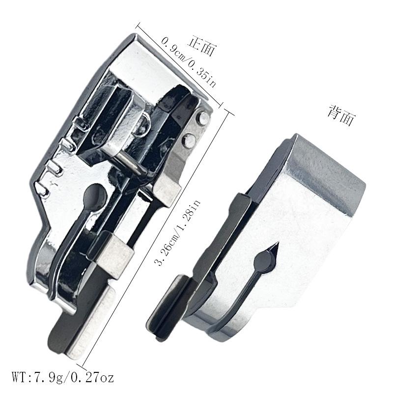 Multifunctional Electric Sewing Machine with Zipper, Binding, and Overlock Presser Foot Attachments