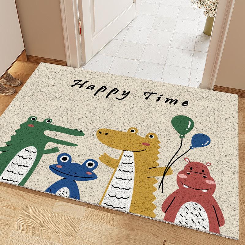 Cartoon Door Mat: Durable, Dust-Removing, Easy-to-Clean Entrance Rug | Wear & Dirt Resistant Mat for Home or Hallway
