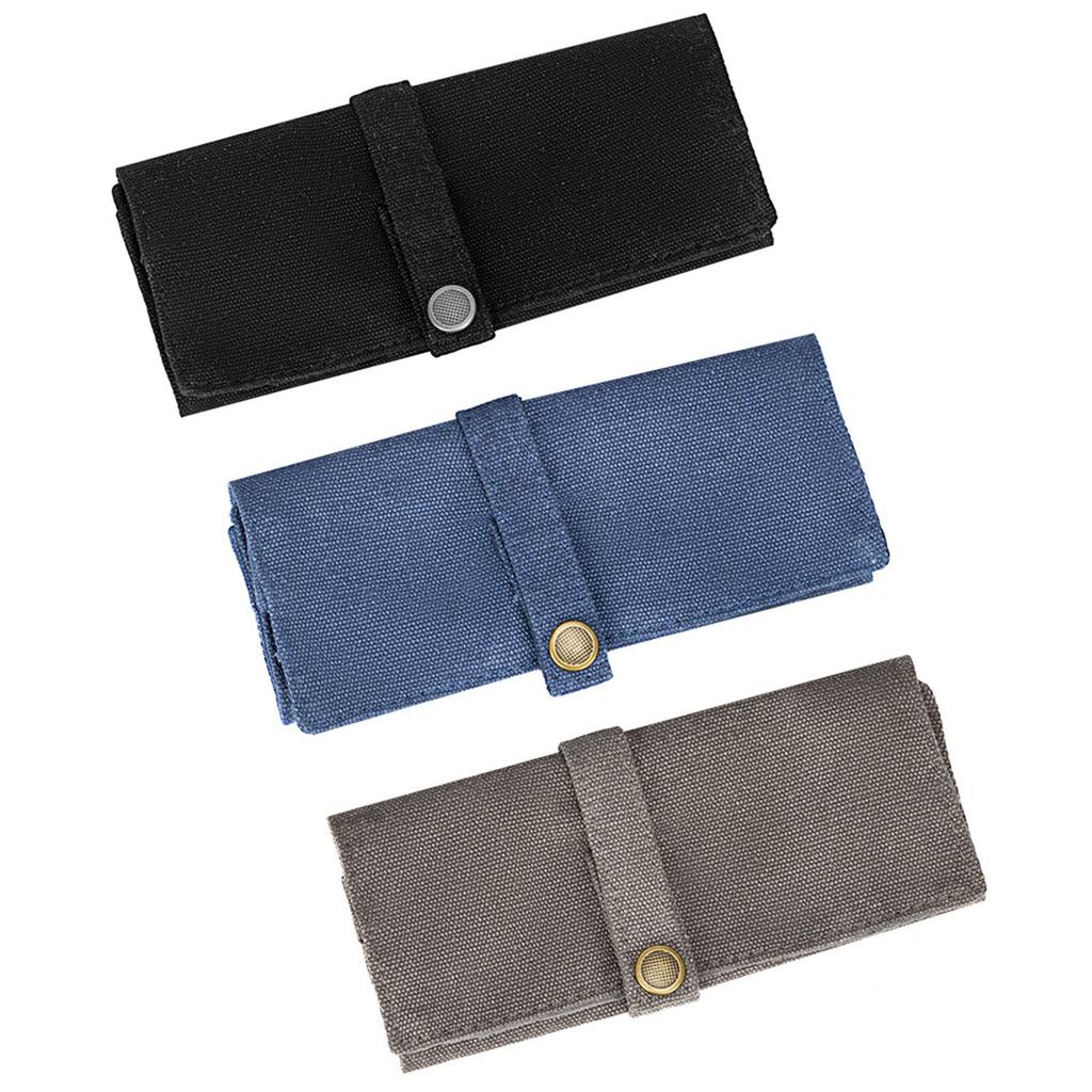 Organizadores de Viagem de 10 Compartimentos para Pulseiras de Smartwatch Estojo de Armazenamento Robusto de Lona de Algodão Compatível com a Maioria dos Relógios Uso