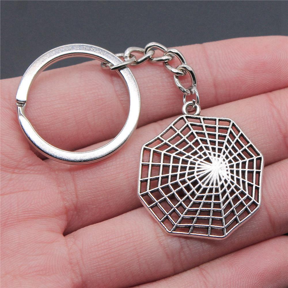 Halloween Spider Bat Spooky Keychain for Couples New Arrival Vintage Graduation Gift Simple Key Organizer