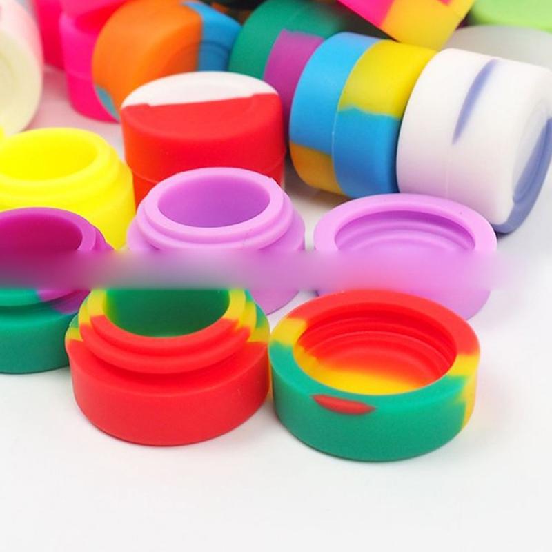 3ml Silikonové Nádobky na Vosk Nepřilnavé Smíšené Barvy 3 ml Lot