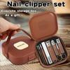 8pcs Stainless Steel Nail Clipper Set, Including a Beautiful Storage Box and Anti-splash Nail Clippers