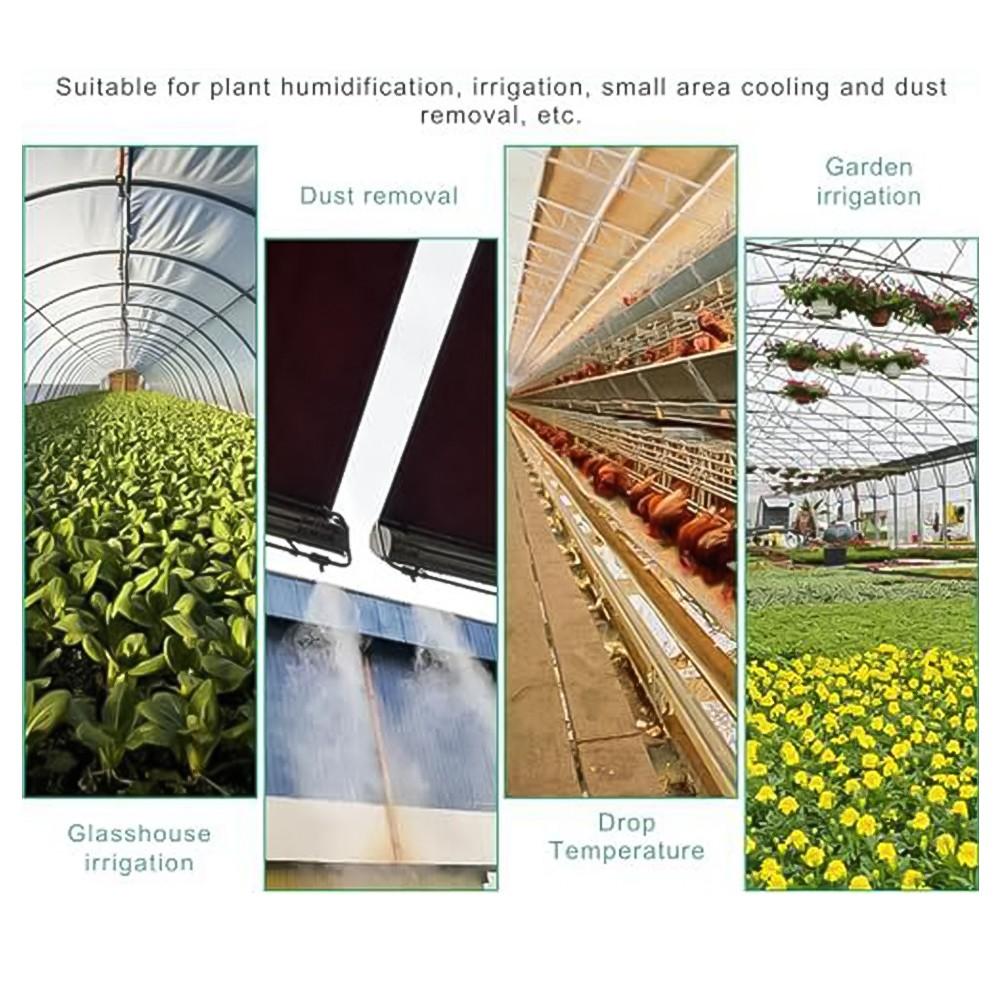 Garden Irrigation Hose Misting & Drip System Easy Installation Kit