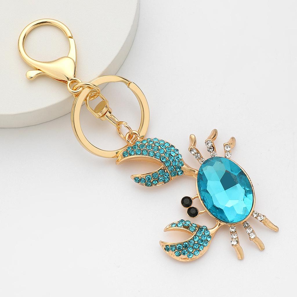 Fashion Crab Car Keychain Creative Animal Keyring Chain