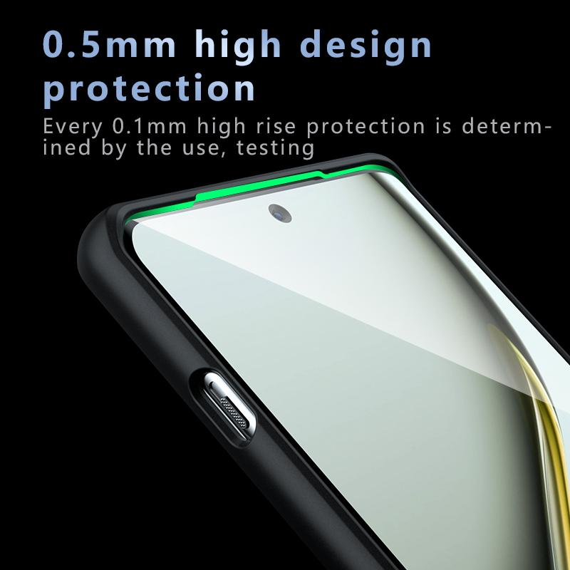 For OnePlus Ace 3 Pro 5G Magnetic Case TPU+PC Matte Anti-Scratch Phone Cover