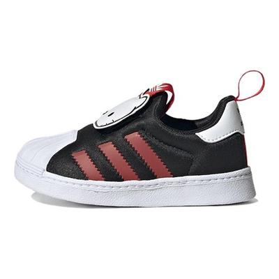 Hello Kitty x Superstar 360 I Schwarz Vivid Rot Babysneakers Core-Black Cloud-White HQ4091