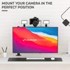 HumanCentric Large DSLR Monitor Desk Camera Monitor VESA Microphone Clamp Tripod 100x100mm Hardware Included Mount, Mount, Light, Webcam, Arm, Shelf,