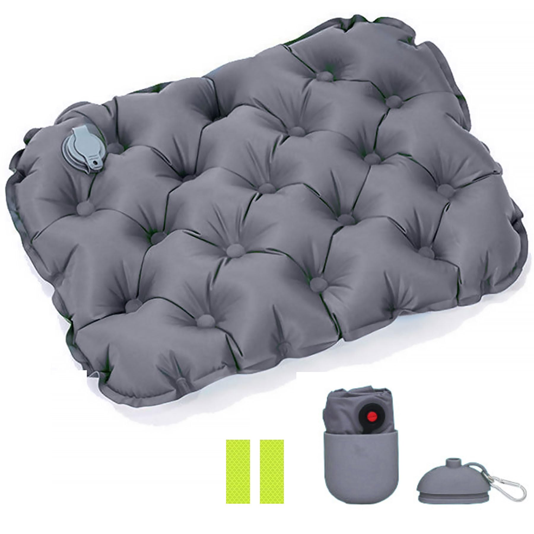 

XXIAOTIAN Складной коврик Подушка с воздушной подушкой Чехол для хранения с воздушным насосом Толщина 5 см Коврик для кемпинга Автоматическая надувка 3D Подушка для распределения давления на тело