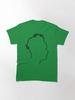 Depeche Mode Martin Gore Profile Black Outline Blue Background Classic T-Shirt