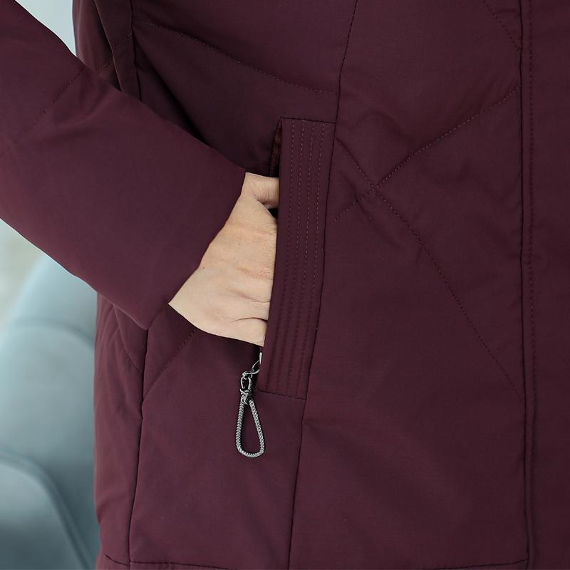 Middle Age Women's Down Coats Winter Vintage Parkas Plus Size Elegant Loose Thick Warm Puffer Jackets Woman Outerwears