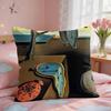 SSalvador Dali Abstract Cushion Cover Square Short Plush Pillow Case Living Room Sofa Home Decor Funda X