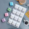 New Square Mousse Cake Mold  Fat Bombs Chocolate Candy Caramel Silicone Mould Dessert Stone Pastry Baking Tool Ice Cube Tray