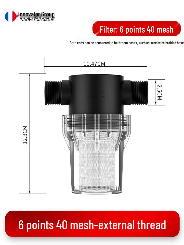 Cross-Border Garden Hose Filter for Mud, Sand, Irrigation, Car Wash, Tap Water, and Aquaculture