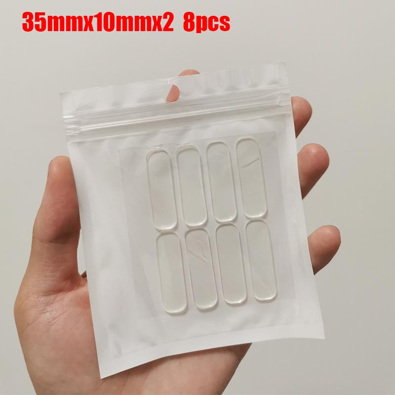 Self-Adhesive Clear Rubber Anti Slip Bumpers Feet Pads Damper Buffer Cabinet Door Silicone Furniture Stop Muffler Wall Protector